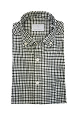 Ghirardelli Sandmore's shirt green flannel Fitted body