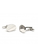 Sonrisa Sonrisa cufflinks silver oval