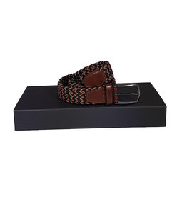 Belts+ Belts+ elastic belt navy-brown Alonso