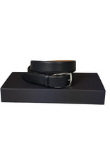 Belts+ Belts+ riem leder zwart Bull 20096/990