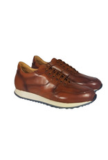 Carlos Santos Carlos Santos sneaker cognac 8894B Braga