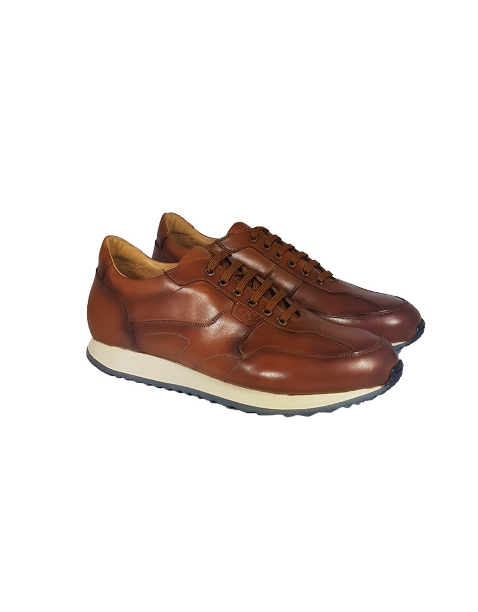 Carlos Santos Carlos Santos sneaker cognac 8894B Braga