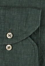 Stenströms Stenströms shirt linen green Slimline