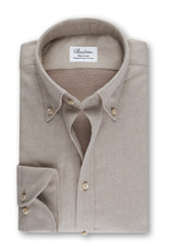 Stenströms Stenströms shirt flannel beige Slimline 712261-7635/230