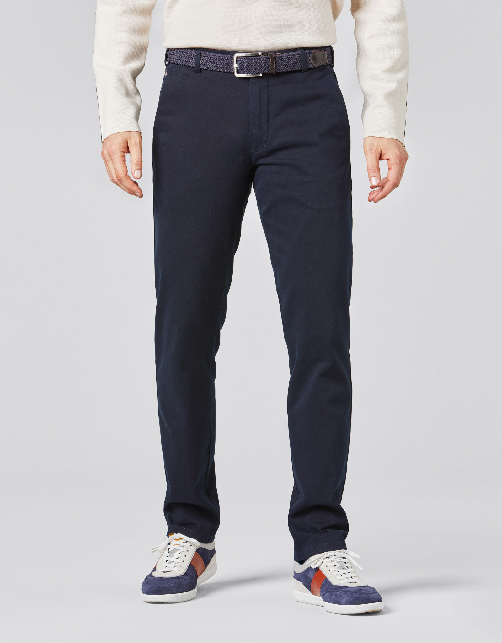 Meyer Exclusive Meyer Exclusie trousers cotton blue