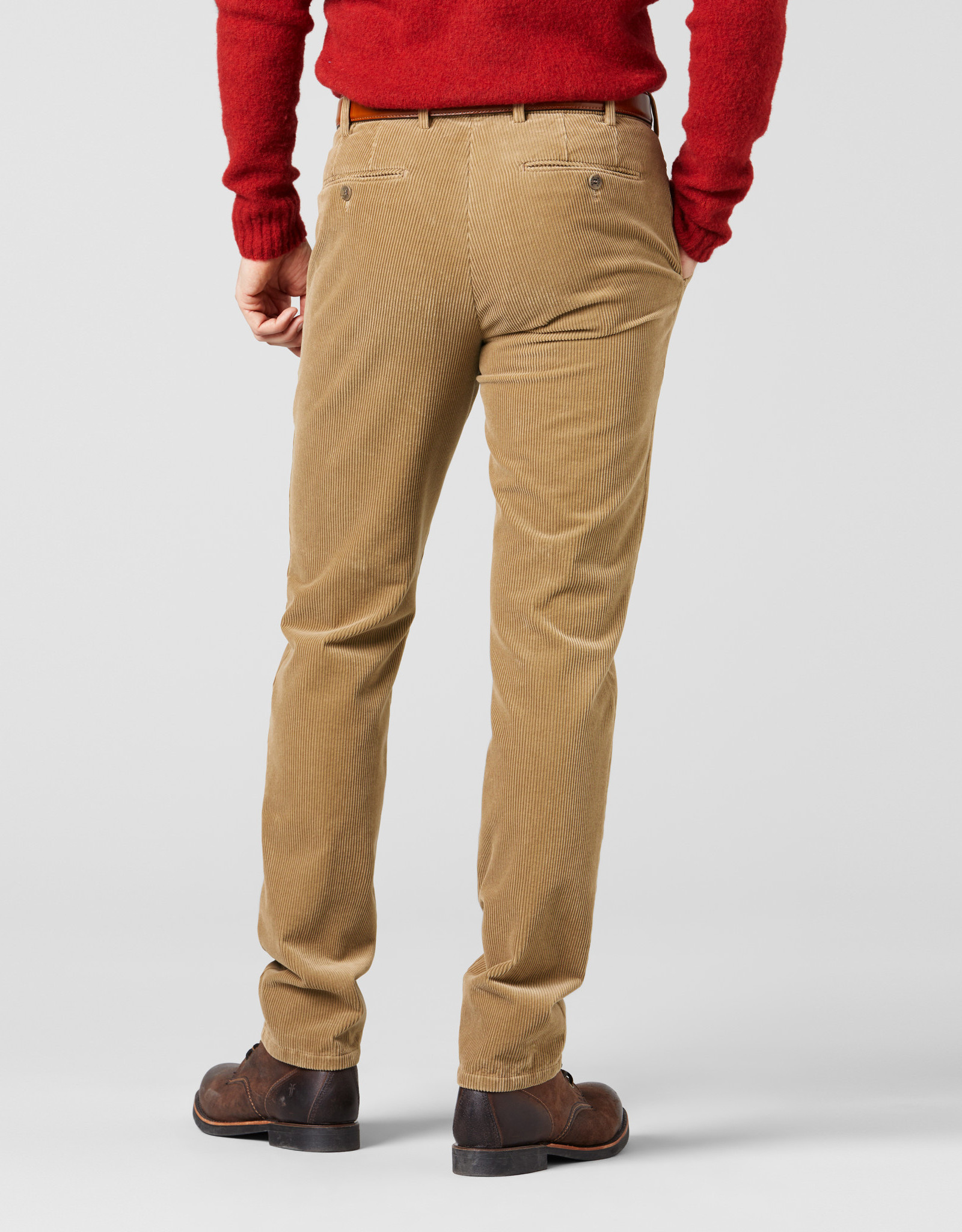 Meyer Exclusive Meyer Exclusive broek ribfluweel beige Bonn 8549/43