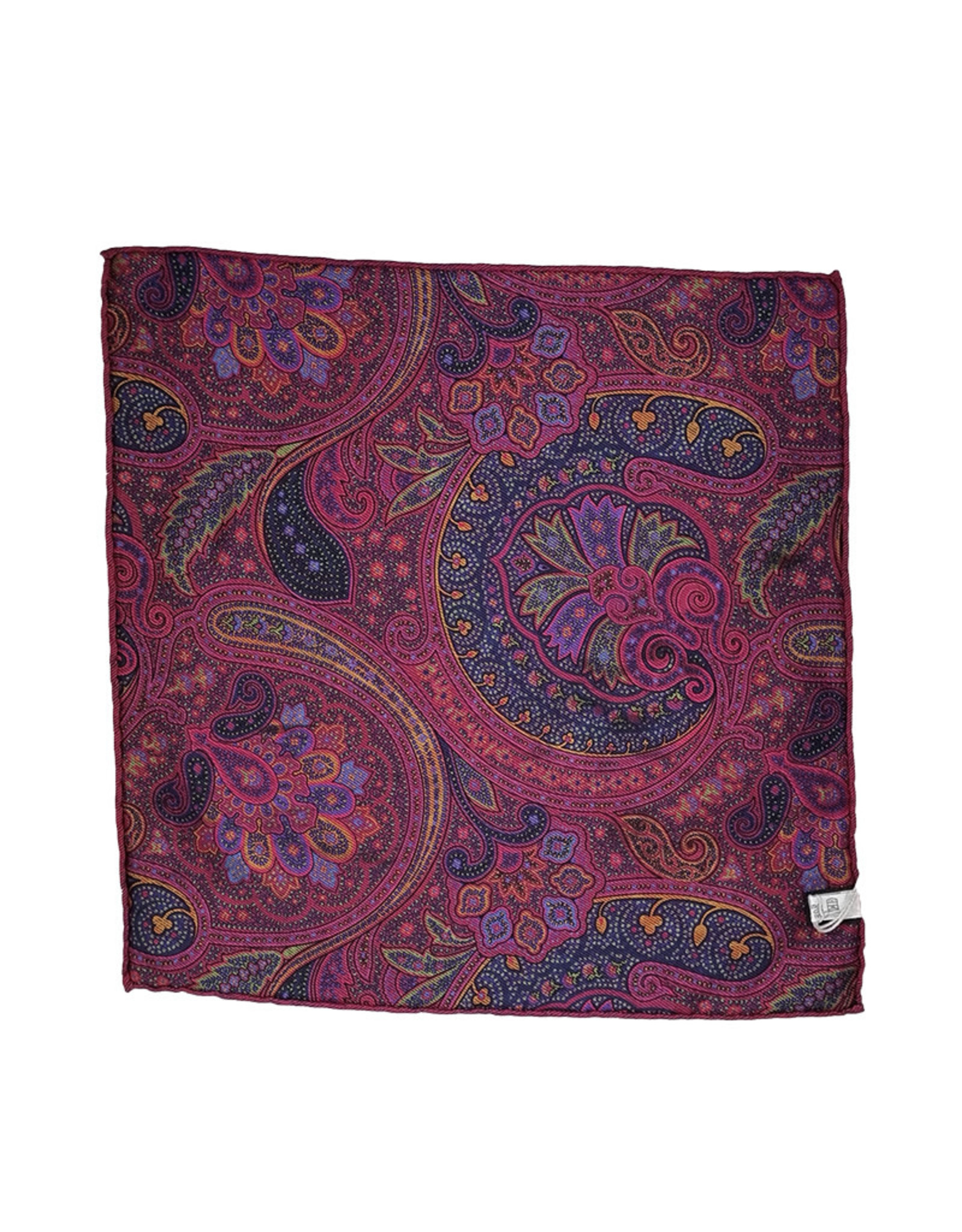 Calabrese Calabrese pocket square pink fantasy