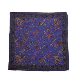 Calabrese Calabrese pocket square purple fantasy