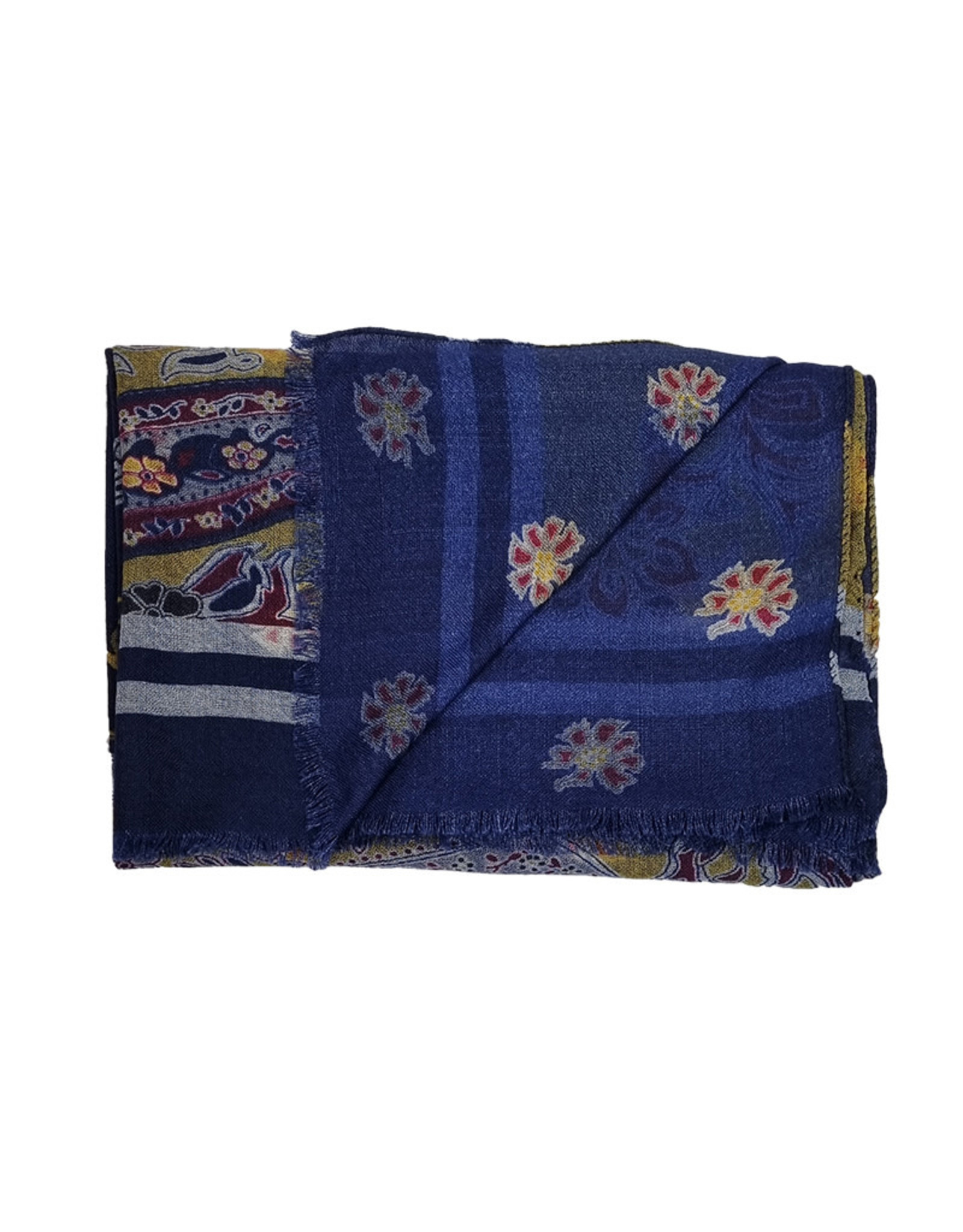 Calabrese Calabrese scarf blue fantasy