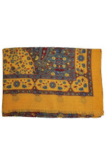 Calabrese Calabrese scarf yellow fantasy