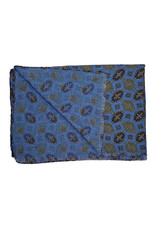 Calabrese Calabrese scarf light blue medallion