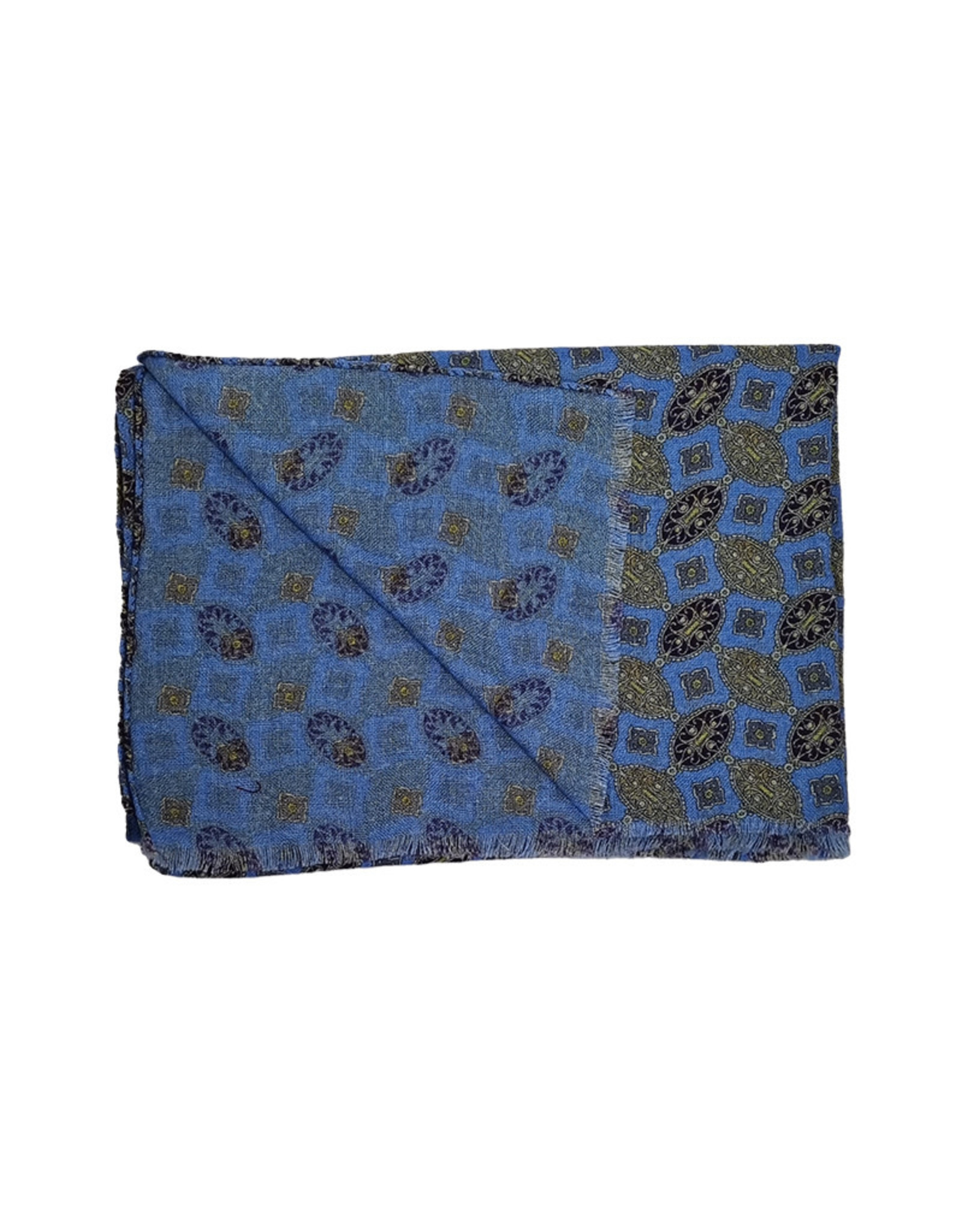 Calabrese Calabrese scarf light blue medallion