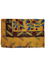Calabrese Calabrese scarf yellow tree of life