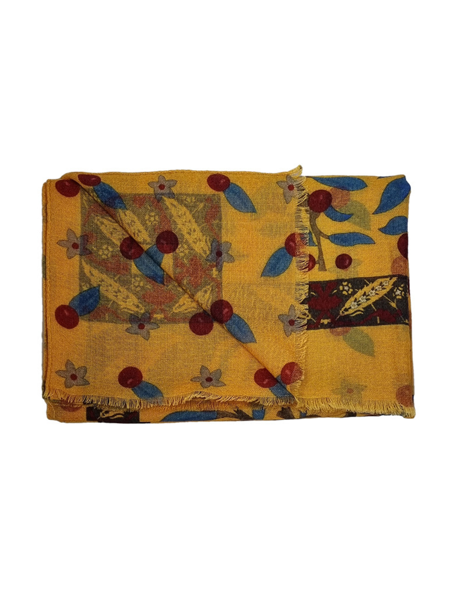 Calabrese Calabrese scarf yellow tree of life