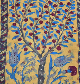 Calabrese Calabrese scarf yellow tree of life