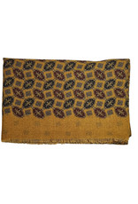 Calabrese Calabrese scarf ochre medallion