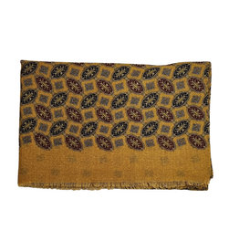 Calabrese Calabrese scarf ochre medallion