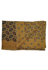 Calabrese Calabrese scarf ochre medallion