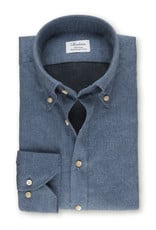 Stenströms Stenströms hemd flanel blauw Slimline 712261-7635/160