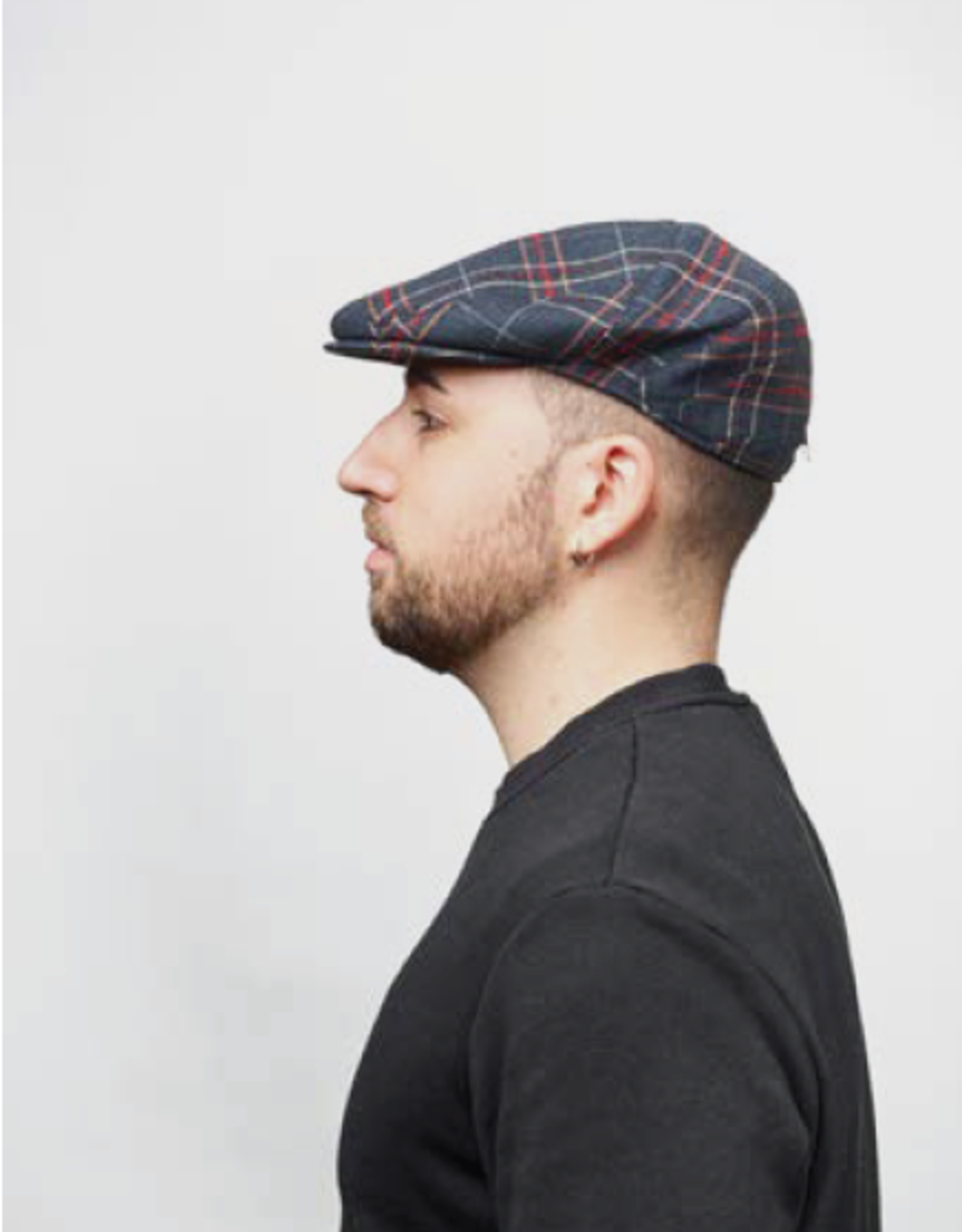 Borsalino Borsalino cap blue check