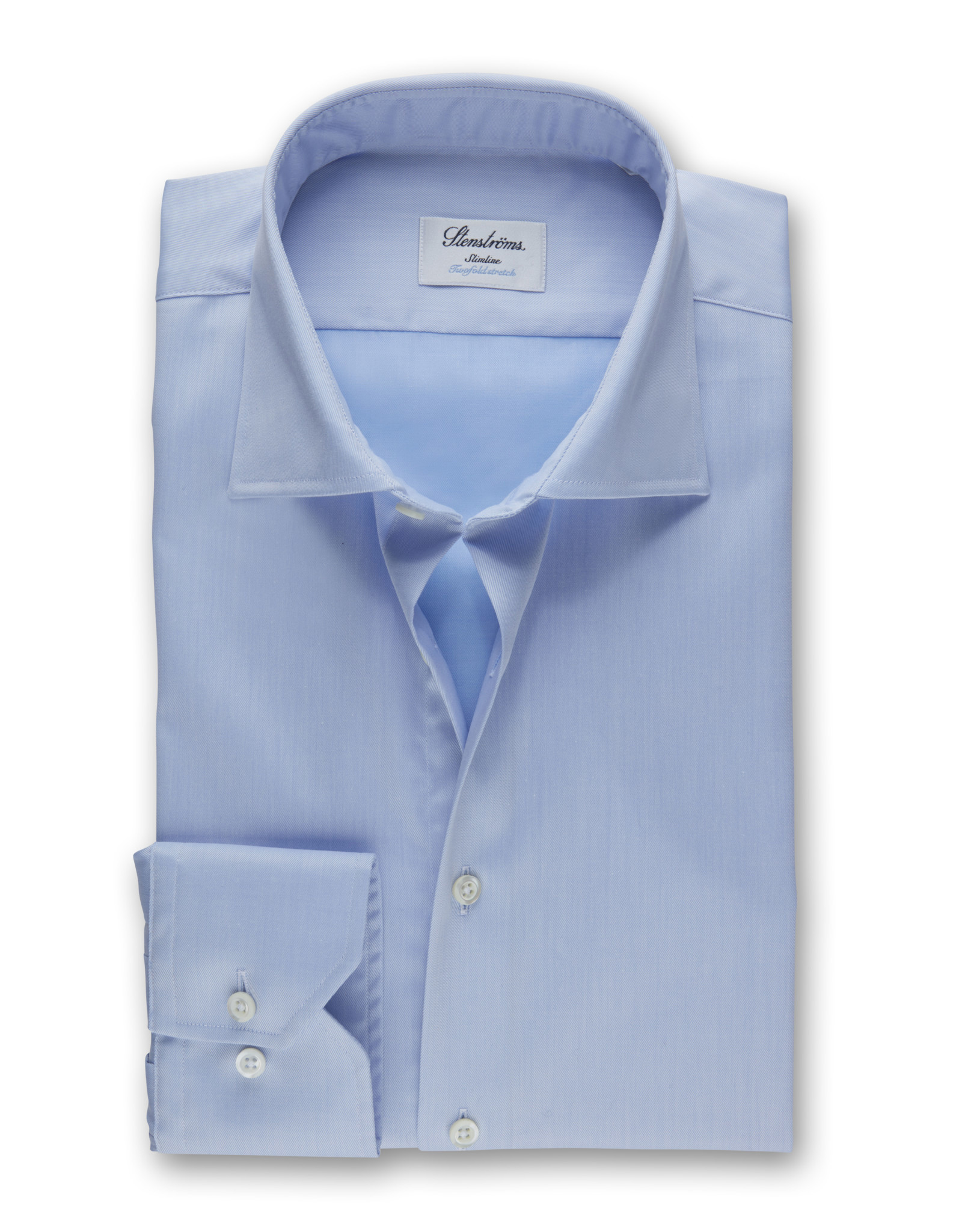 Stenströms Stenströms shirt light blue stretch Slimline