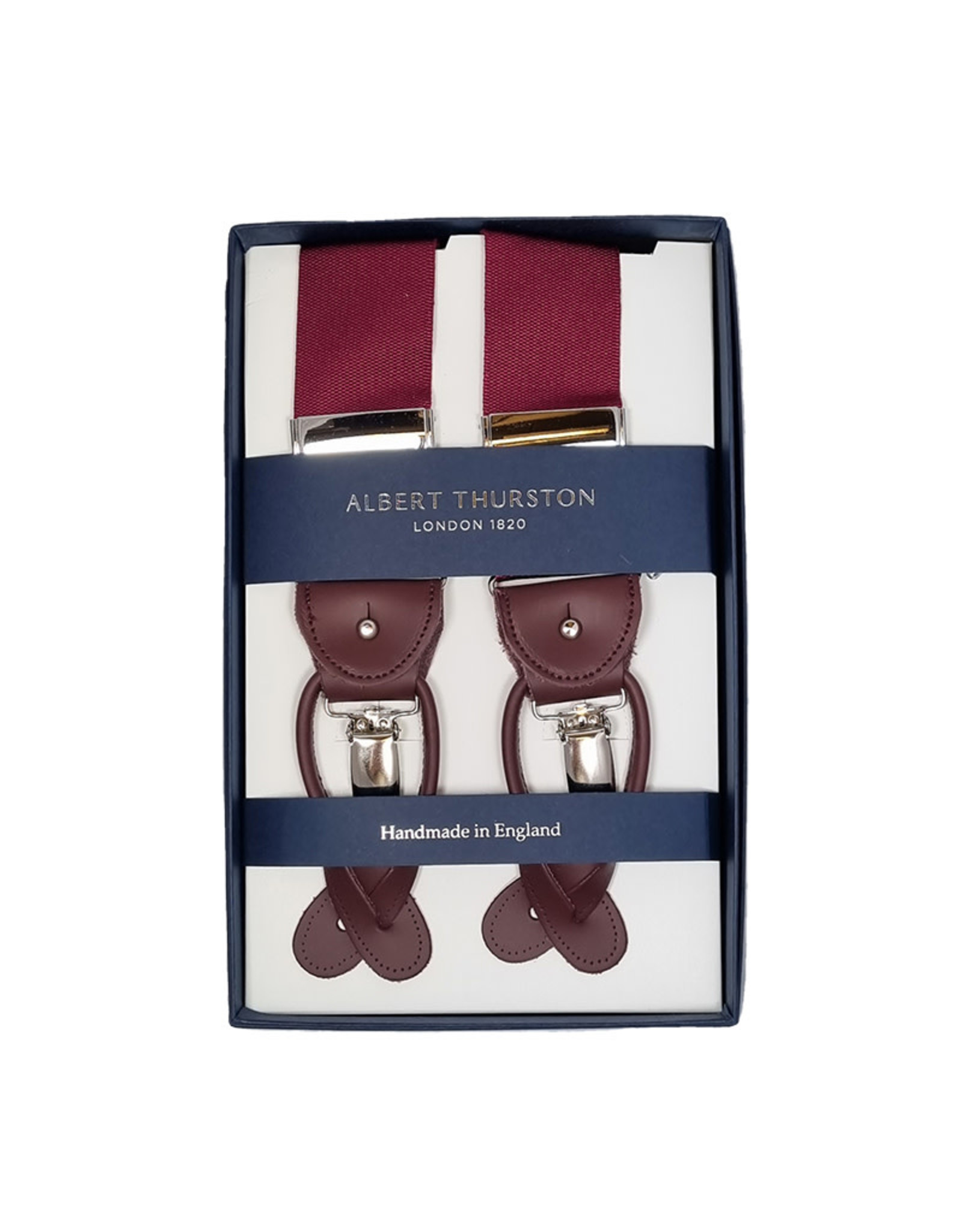 Albert Thurston Albert Thurston suspenders red wine