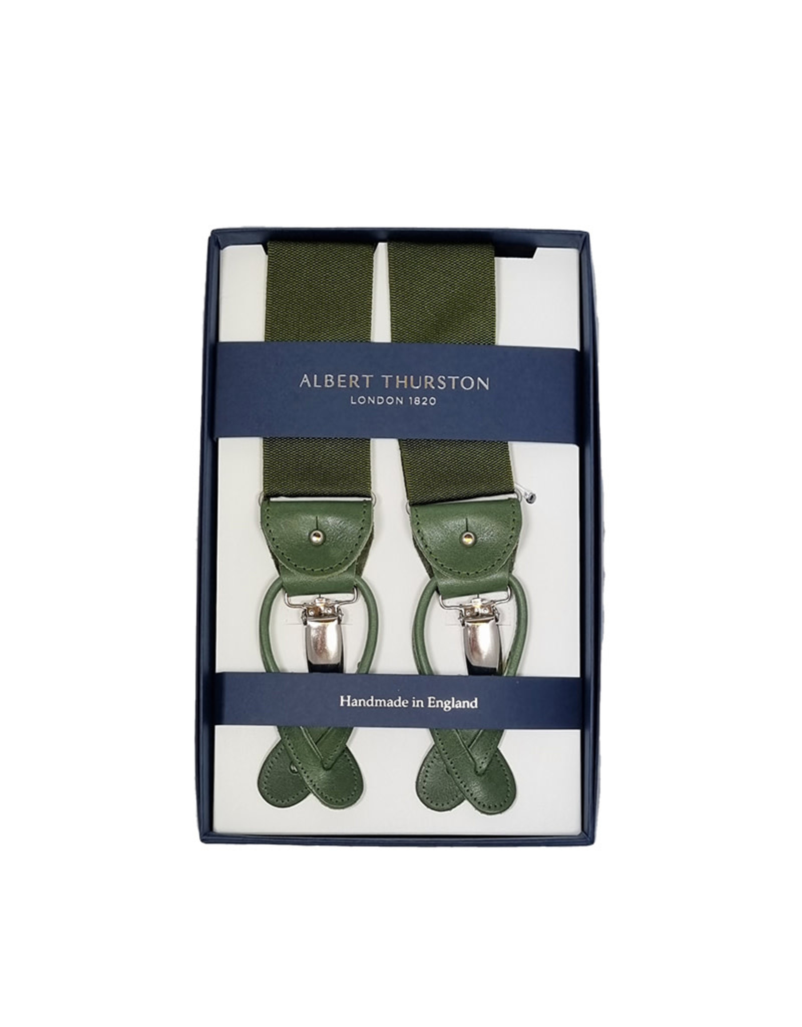 Albert Thurston Albert Thurston suspenders olive