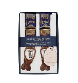 Albert Thurston Albert Thurston suspenders blue Old Tech