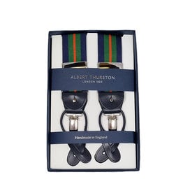 Albert Thurston Albert Thurston suspenders stripes blue-green-orange