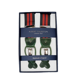 Albert Thurston Albert Thurston suspenders stripes green-orange-blue