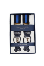 Albert Thurston Albert Thurston suspenders stripes black-blue