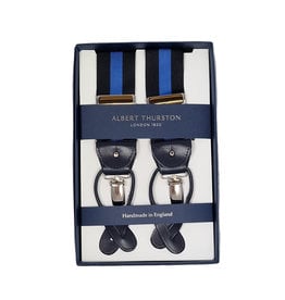 Albert Thurston Albert Thurston suspenders stripes black-blue