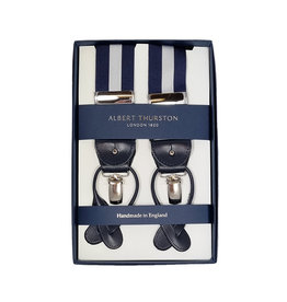 Albert Thurston Albert Thurston suspenders stripes blue-white