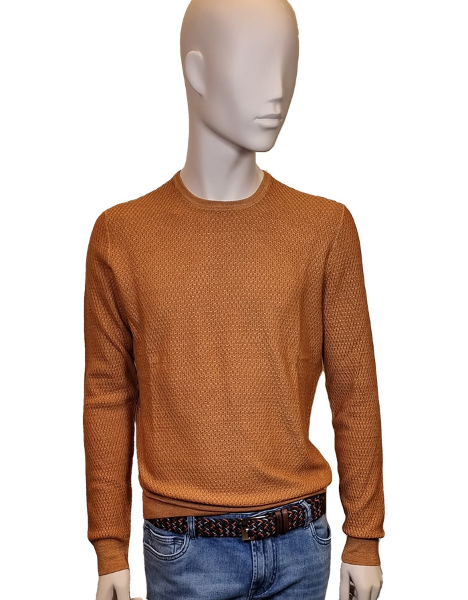 Gran Sasso Sandmore's sweater crew neck orange