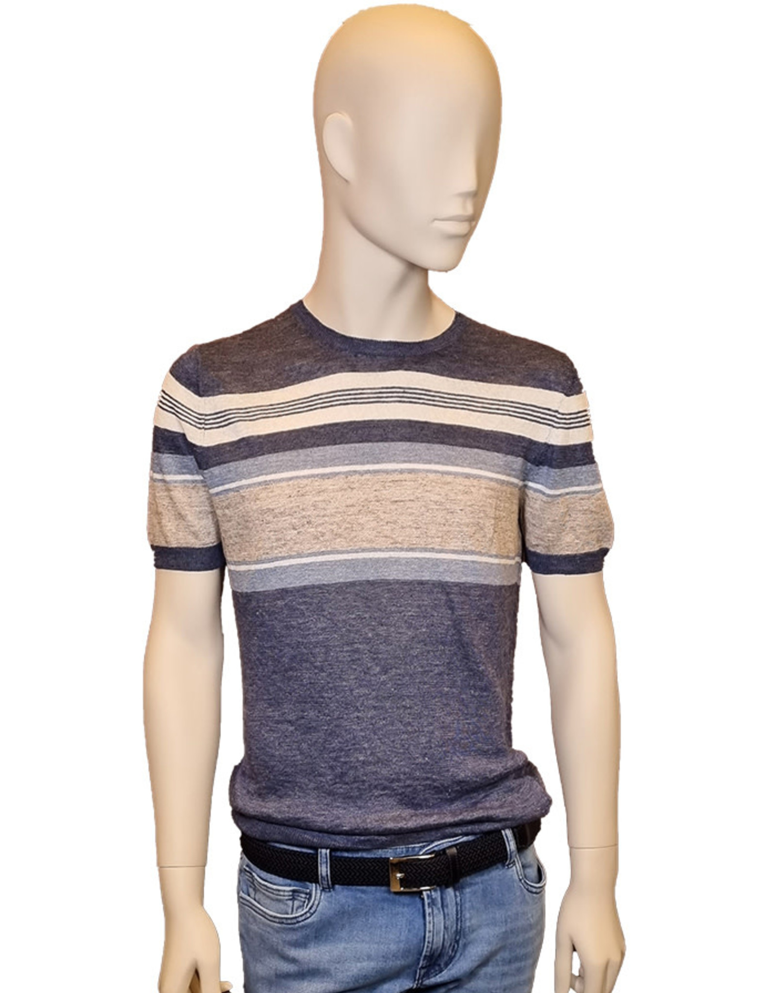 Gran Sasso Sandmore's T-shirt blue striped