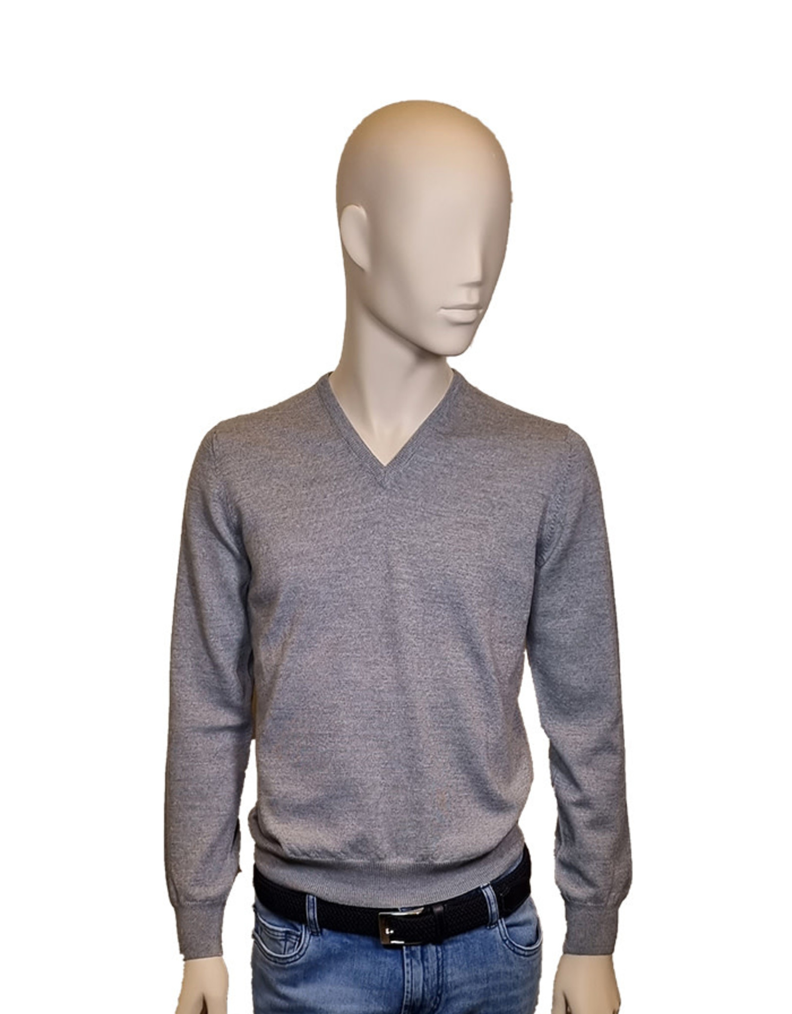 Gran Sasso Sandmore's sweater v-neck grey 14290/071 M:55115