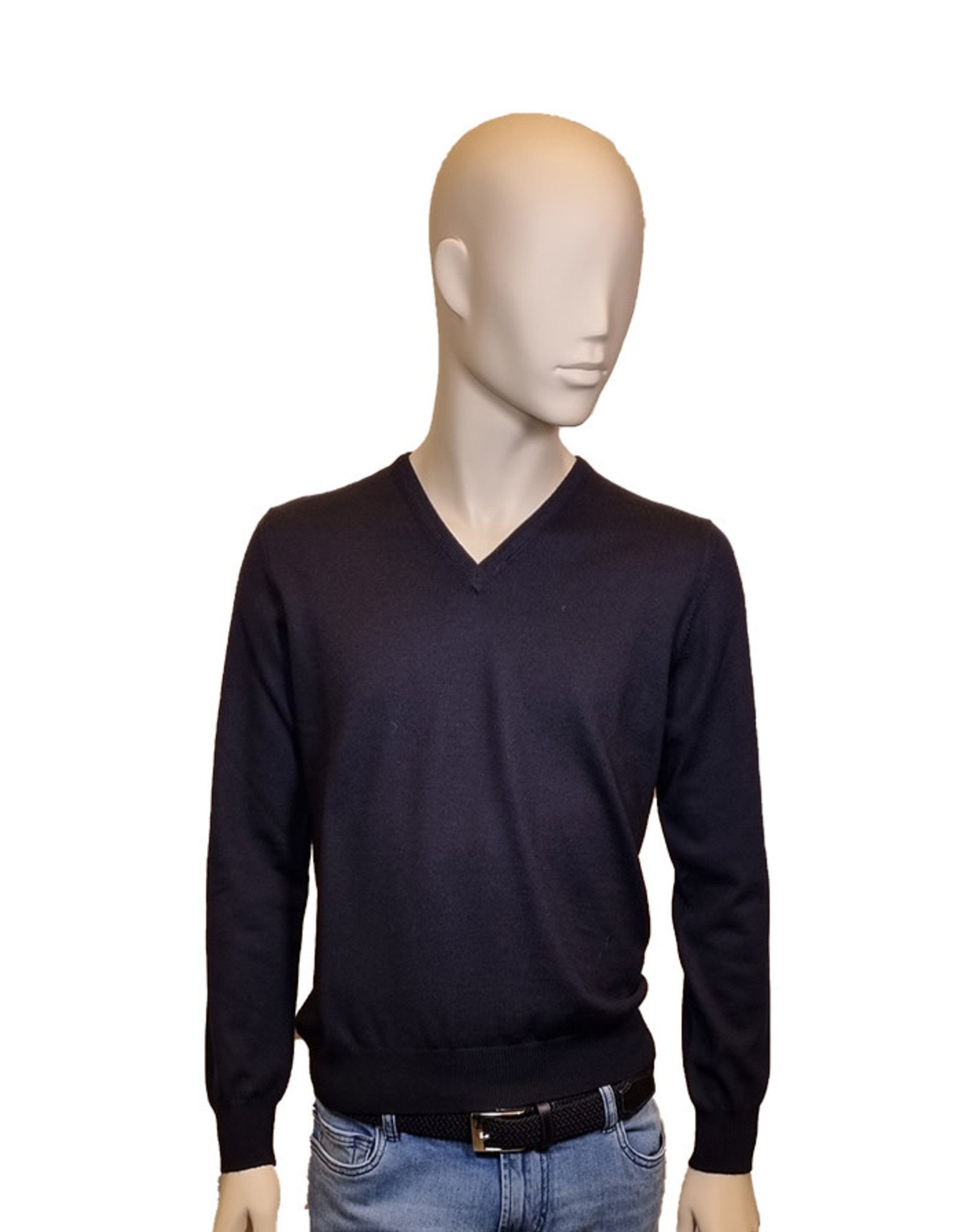 Gran Sasso Sandmore's sweater v-neck navy 14290/598 M:55115