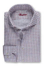 Stenströms Stenströms shirt red patern linen Slimline