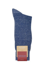 Marcoliani Marcoliani socks amalfi blue piqué textured