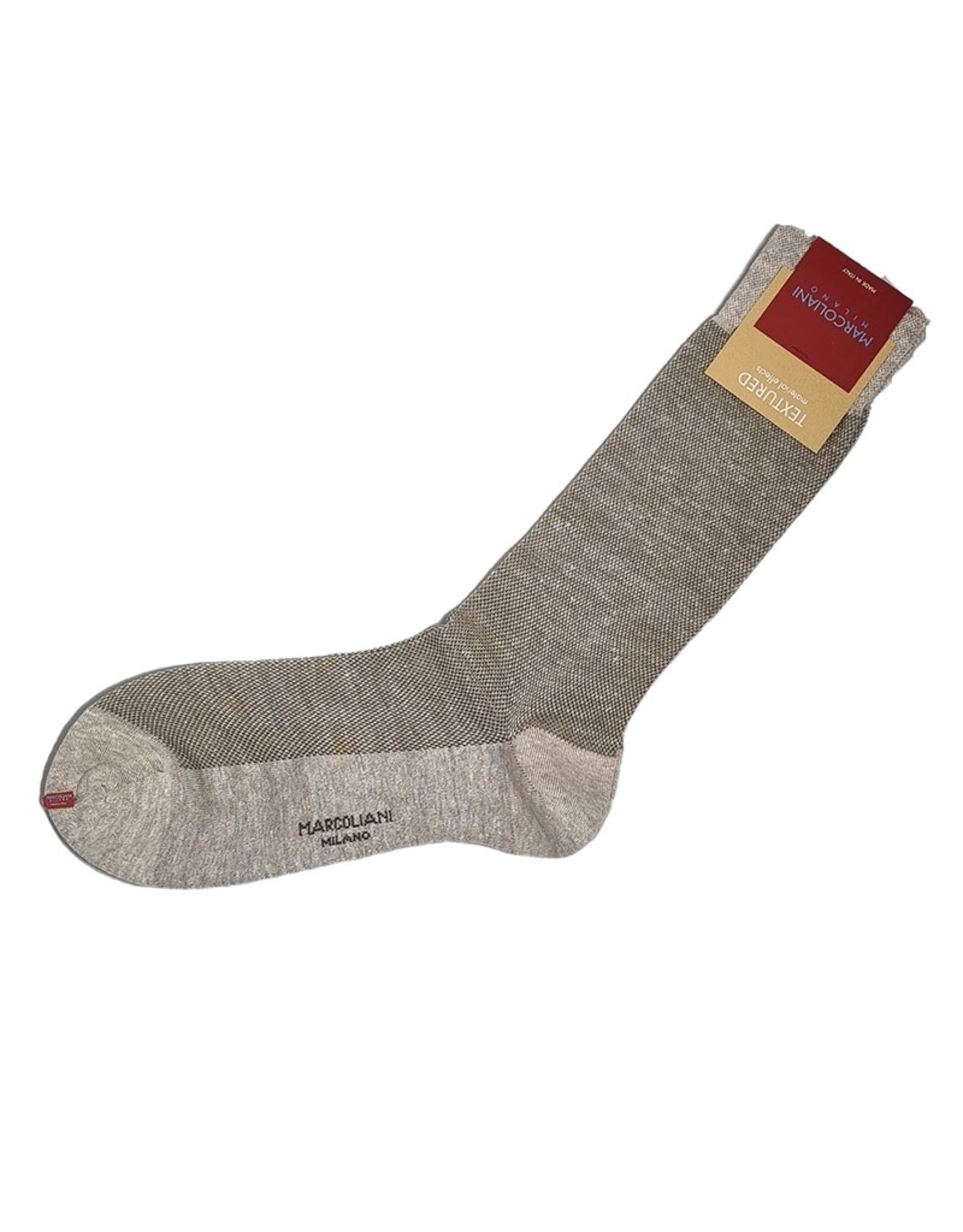 Marcoliani Marcoliani socks beige piqué textured