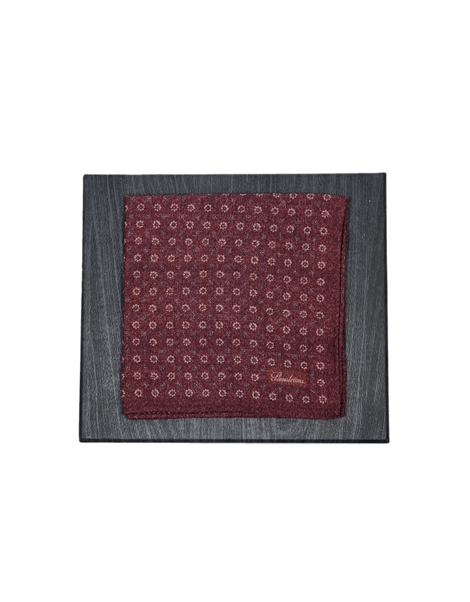 Stenströms Stenströms pocket square burgundy 923282/003