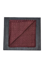 Stenströms Stenströms pocket square burgundy 923282/003