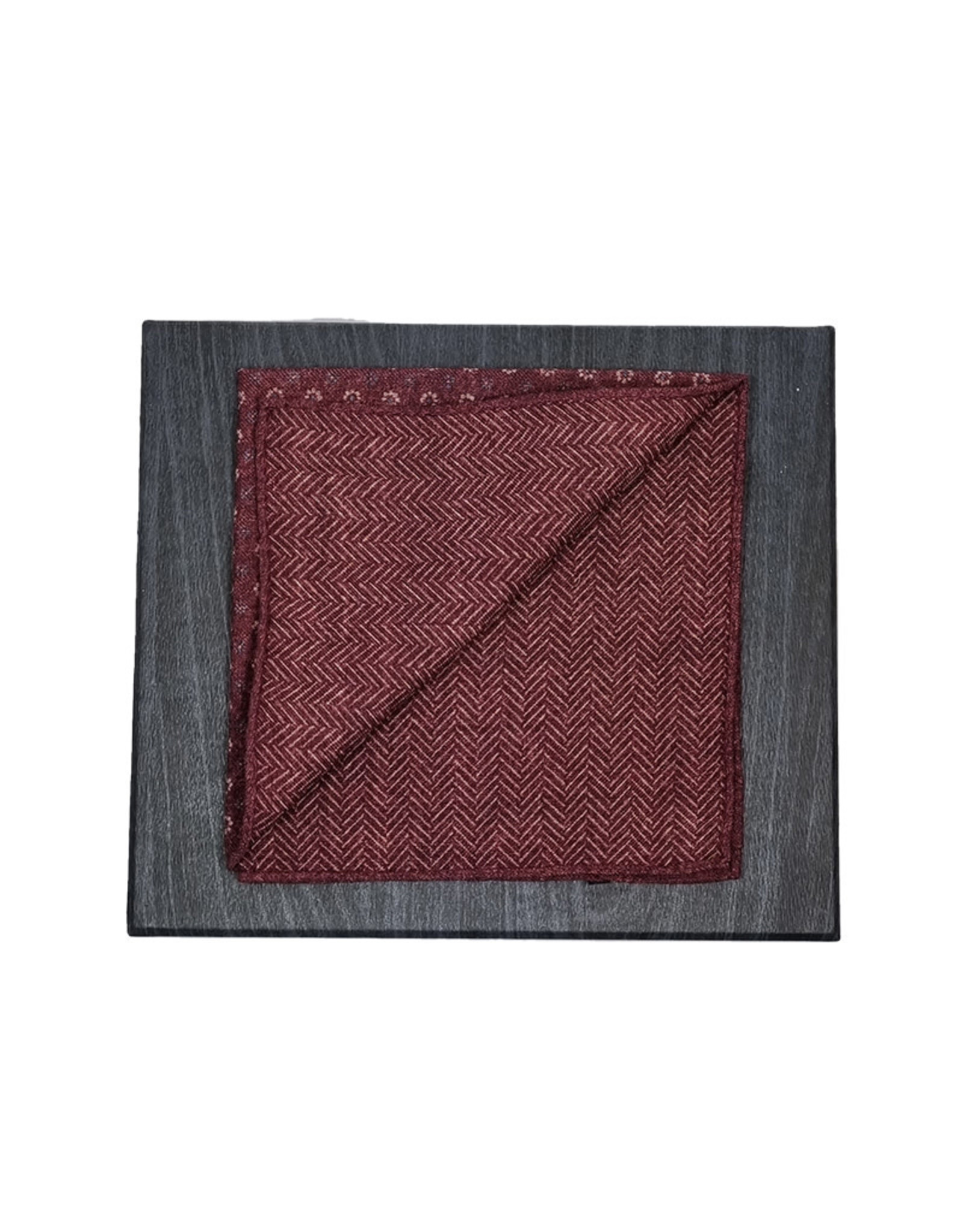 Stenströms Stenströms pocket square burgundy 923282/003