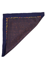 Calabrese Calabrese pocket square blue fantasy