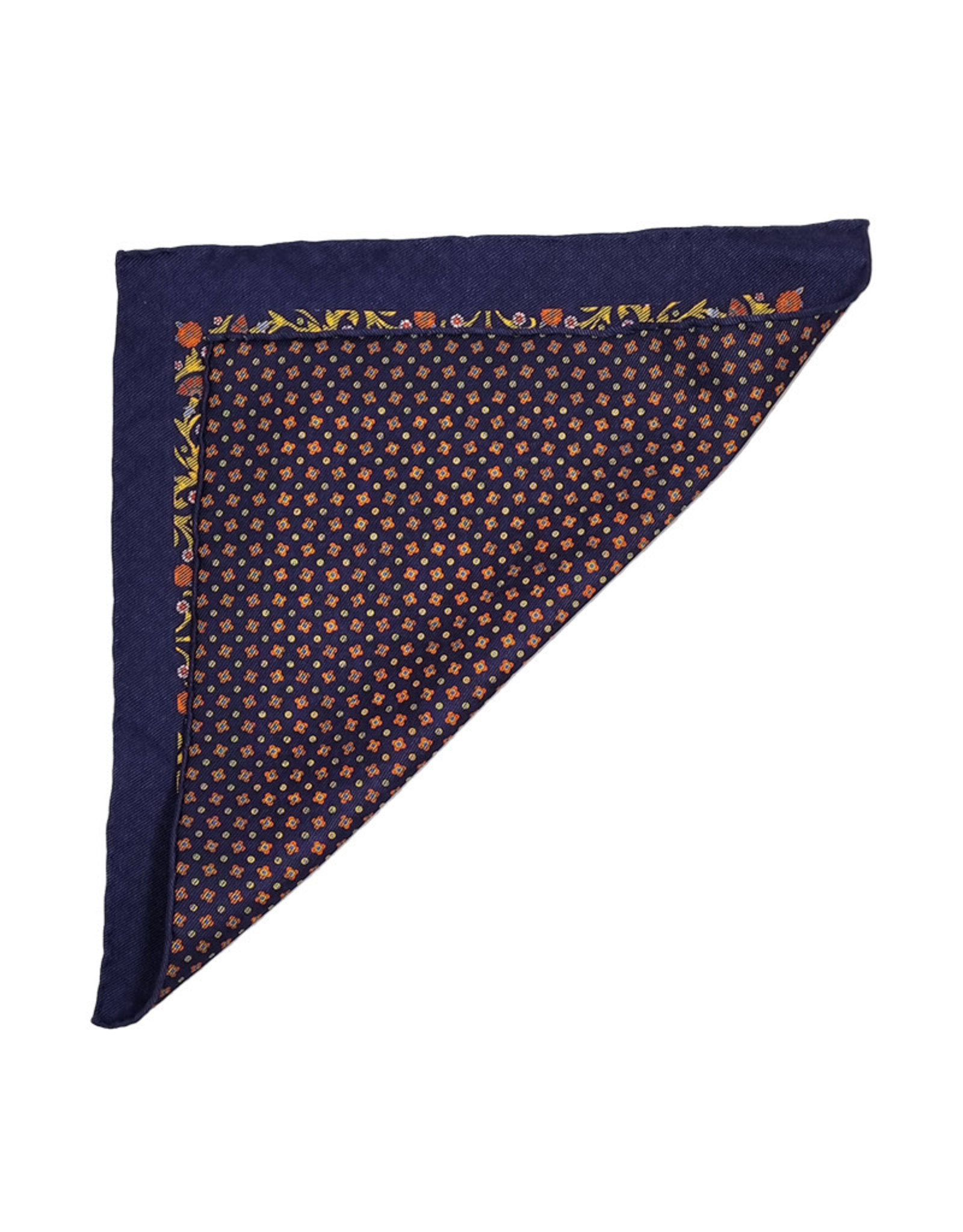 Calabrese Calabrese pocket square blue fantasy