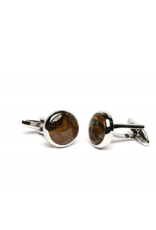 Sonrisa Sonrisa cufflinks silver tiger eye