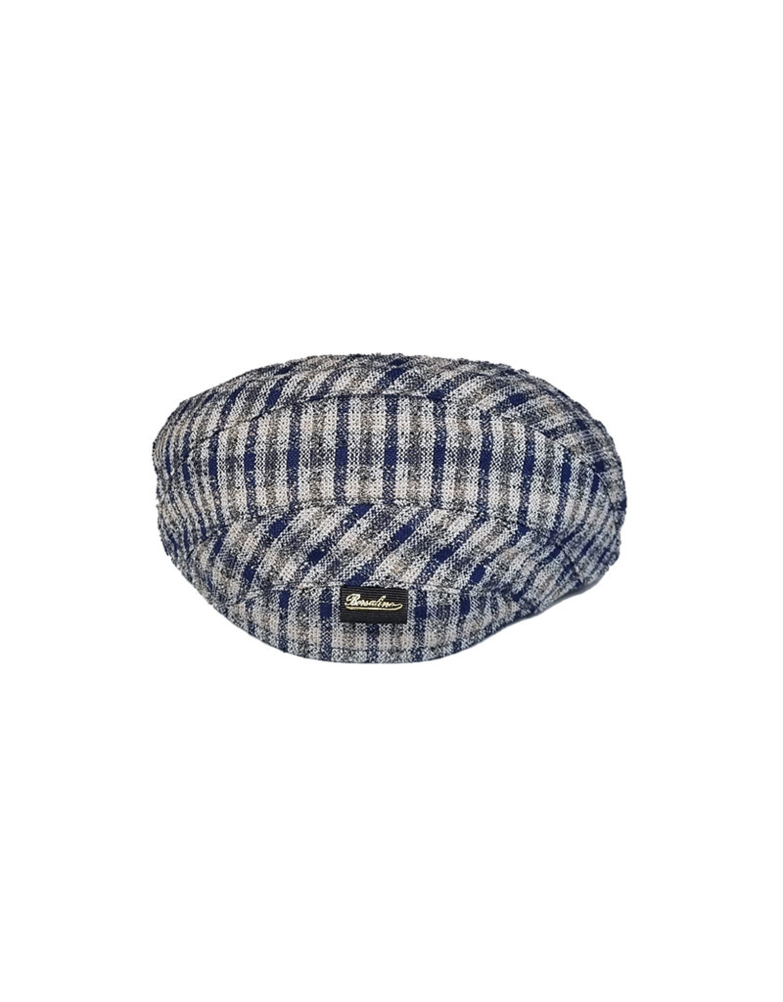 Borsalino Borsalino cap blue check Fantasia