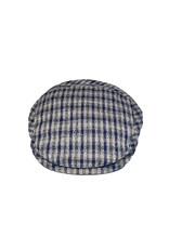 Borsalino Borsalino cap blue check Fantasia