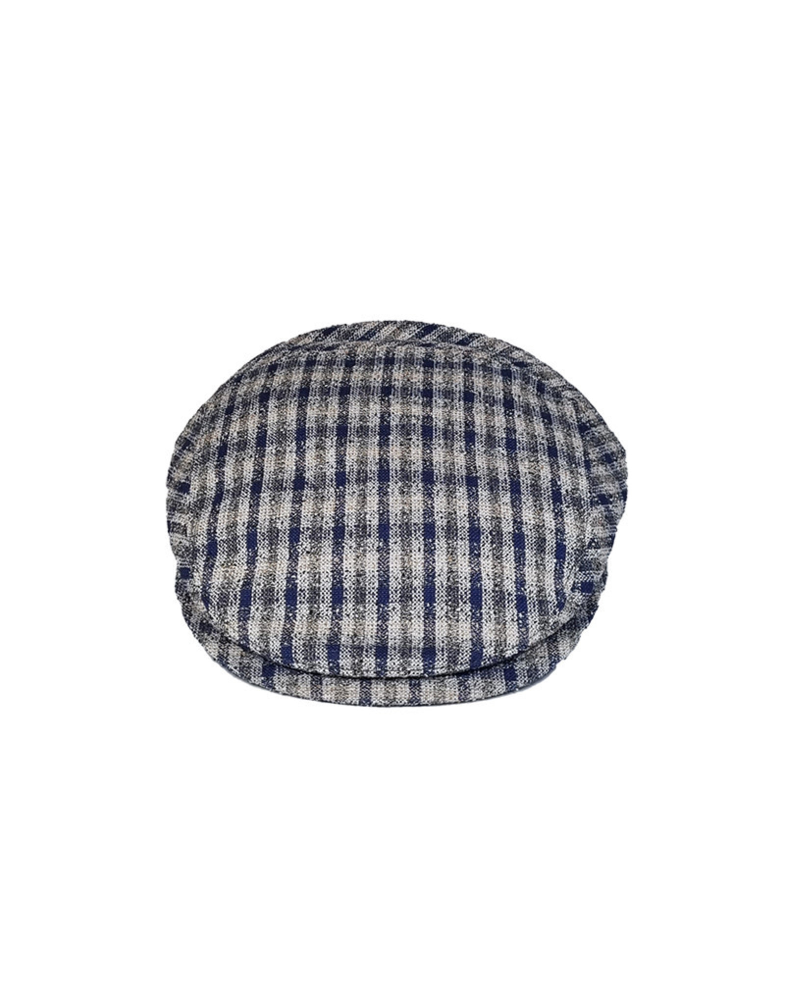 Borsalino Borsalino cap blue check Fantasia