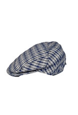 Borsalino Borsalino cap blue check Fantasia